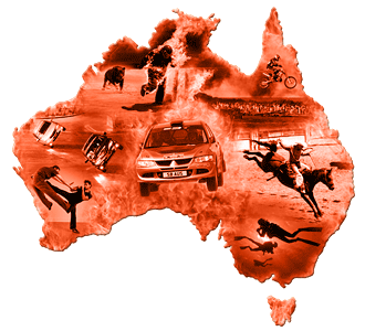 Stunt Book Australia Map Stunt Book Australia Map